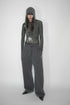 LOGO WASHED SWEAT PANTS -CHARCOAL-